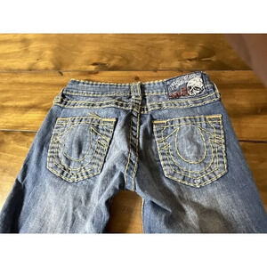 True Religion Joey Super T Jeans Light Wash Size 26 Straight Leg